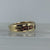 Garnet Channel Set Band Ring 9ct 9K Yellow Gold - Size M