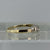 Diamond Two Tone Bezel Set Solitaire Ring 9ct 9k Yellow Gold  - Size N