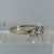 Diamond .25ct Trilogy Three-Stone Ring 9ct 9k Yellow Gold - Size Q