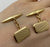 Octagonal Textured Chain Cufflinks  9ct 9k Yellow Gold