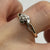 Diamond .05ct Solitaire Two Tone Twist Ring 9ct 9k Yellow Gold - Size L