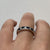 Diamond .25ct & Sapphire Channel Set Ring 18ct 18k White Gold - Size J