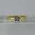 Diamond .25ct Princess Solitaire Engagement Ring 18ct Yellow Gold - Size N 1/2