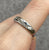 Diamond .10ct Pave Wave Band Ring 9ct 9k White Gold  - Size P