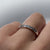 Diamond .25ct Channel Set Half Eternity Bridal Ring 18ct 18k White Gold - Size K