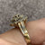 Diamond Tiered Cluster Ring 9ct 9k Yellow Gold - Size M