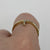 Diamond Fancy Wishbone Ring 9ct 9k Yellow Gold - Size O