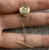 Embossed Tie Tack Pin Brooch Pendant 9ct 9k Yellow Gold