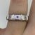 Diamond Five Stone Flush Set Band Ring 9ct 9K White Gold - Size L