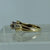 Diamond Twist Pave Set Ring 9ct 9k Yellow Gold  - Size K