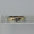 Diamond Solitaire With Accents Ring 9ct 9K Yellow Gold - Size N 1/2