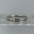 Diamond .25ct Channel Set Half Eternity Bridal Ring 18ct 18k White Gold - Size K