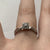 Diamond .10ct Cluster With Shoulders Ring White Gold 9ct 9k - Size J