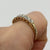 Diamond Half Eternity Band Ring 9ct 9k Yellow Gold - Size R