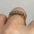 Diamond Five Stone Bezel Set Ring 18ct 18k Yellow Gold  - Size O 1/2