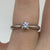 Diamond .26ct Solitaire Engagement Ring White Gold 18ct 18k - Size J