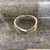 Diamond Channel Set Crossover Ring 9ct 9k Yellow Gold - Size M 1/2