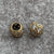 Hoop Earring Ball Accessories Iced CZ Y2K 9ct 9k Yellow Gold