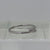 Diamond Trilogy Bypass Ring 9ct 9K White Gold - Size O