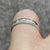 Sandblast Textured Finish Band Ring 9ct 9k White Gold - Size H