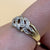 Diamond Braided Cluster Ring 9ct 9k Yellow Gold - Size Q