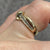 Diamond .10ct Twist Band Ring 9ct 9k Yellow Gold - Size J