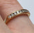 Diamond 0.25ct Half Eternity Ring 18ct 18k White Gold  - Size M