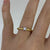 Diamond .25ct Princess Solitaire Engagement Ring 18ct Yellow Gold - Size N 1/2