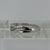 Diamond Crossover Twist Channel Set Ring 9ct 9k White Gold - Size O