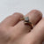 Diamond Solitaire Twist Bypass .15ct Ring 9ct 9k Yellow Gold  - Size L