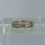 Diamond Crossover Twist Ring 9ct 9k Yellow Gold - Size M 1/2