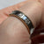 Two Tone Diamond Band Ring 9ct 9k Yellow White Gold  - Size R