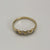 Diamond Four Stone Ring 9ct 9k Yellow Gold - Size N