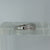 Diamond Wishbone Milgrain Ring 9ct 9K White Gold - Size J