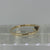 Diamond .10ct Trilogy Bypass Crossover Ring 9ct 9k Yellow Gold - Size P