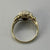 Diamond Heart Cluster Ring 9ct 9k Yellow Gold - Size O