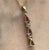 Ruby & Diamond Bar Drop Pendant 9ct 9k Yellow Gold