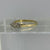 Antique Diamond .15ct Trilogy Ring 18ct 18K Yellow Gold - Size O