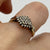 Diamond Cluster Accent Ring 9ct 9k Yellow Gold - Size L