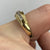 Diamond Channel Set Heart Cut Out Band Ring 18ct 18k Yellow Gold  - Size N