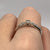 Diamond Solitaire With Accents Ring 9ct 9k White Gold - Size R