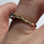 Diamond Solitaire Twist Ring 9ct 9k Yellow Gold - Size J 1/2