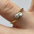 Diamond Toi Et Moi .50ct Bypass Ring 18ct 18k Yellow Gold - Size M 1/2