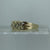 Diamond Braid Weave  Ring 9ct 9k Yellow Gold  - Size O 1/2