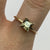 Diaspore Princess Cut Solitaire Ring 10ct 10k Yellow Gold - Size P 1/2