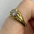 Diamond Gypsy Bezel Set Ring 18ct 18k Yellow Gold  - Size Z