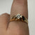 Solitaire .15ct Diamond Gypsy Ring 9ct 9k Yellow Gold - Size O