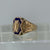 American 1933 'GC' Class Collage Pinky Ring 10ct 10k Yellow Gold - Size J 1/2