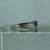 Diamond Illusion Cluster Twist Ring 9ct 9k White Gold  - Size O