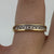 Champagne Diamond .25ct Half Eternity Band Ring 9ct 9k Yellow Gold - Size L 1/2